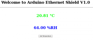 SHT11 im Netz - Browser