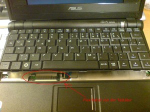 EeePC Reperatur - Flex-Kabel